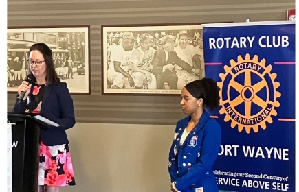 Solenn : Remise de diplomes par le Rotary club de Fort Wayne