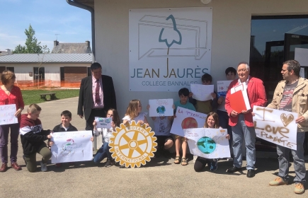 Parrainage du Collège Jean Jaurès de Bannalec pour le Trophée Jeunesse et Environnement